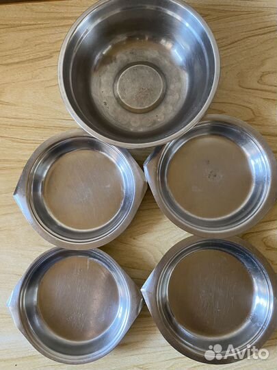 Тарелки и блюдо железные СССР