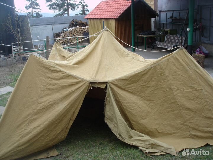 Продам палатку брезент 4х местная