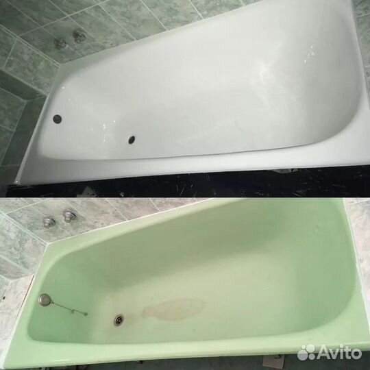 Реставрация ванн жидким акрилом