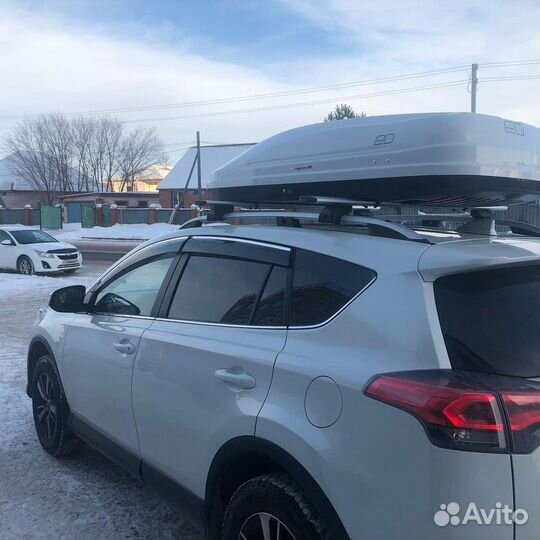 Бокс Евродеталь 390 белый карбон на Rav4