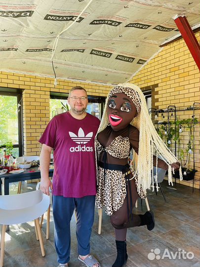 Африканочка Мулатка Поздравление взрослая анимация