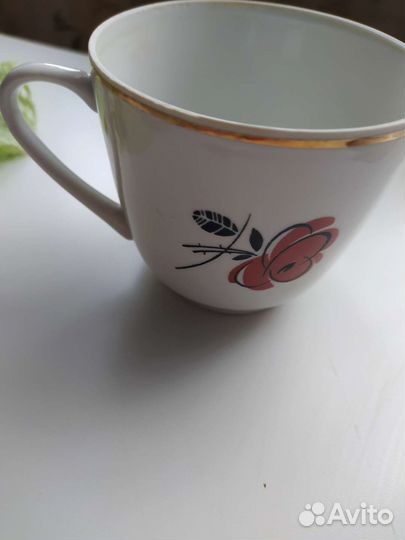 Чайный сервиз 6 чашек СССР 1970г