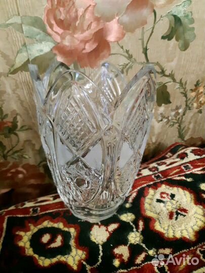 2 вазы хрусталь СССР