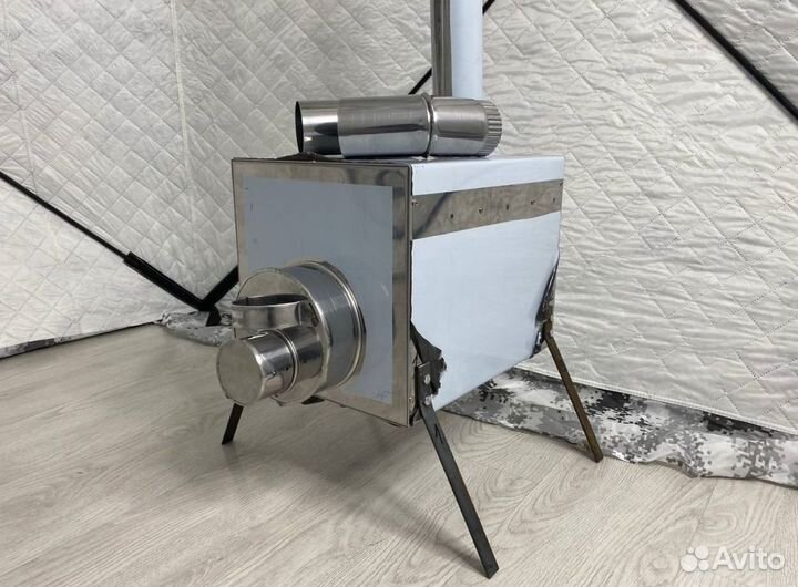 Печка в палатку, мобильную баню