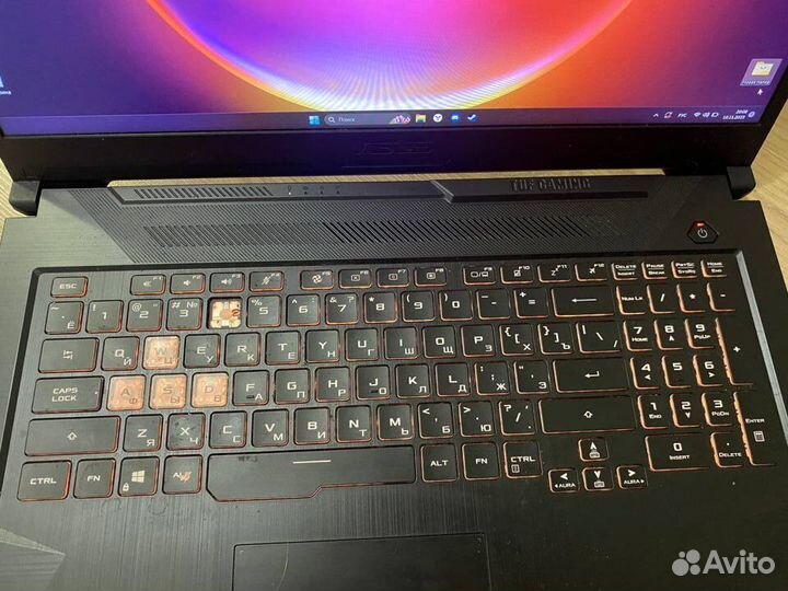 Ноутбук игровой asus TUF Gaming A17 FX706II-H7007T