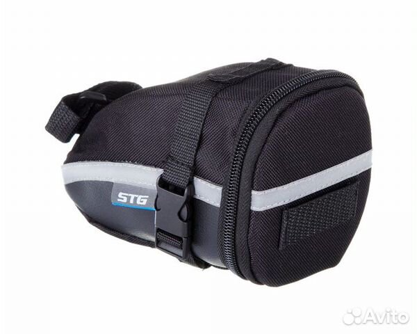 Велосумка STG 13196 под седло,черная