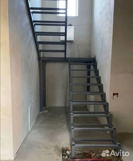 Лестницы на металлокаркасе