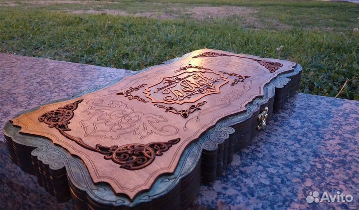 Нарды с игровым стеклянным полем