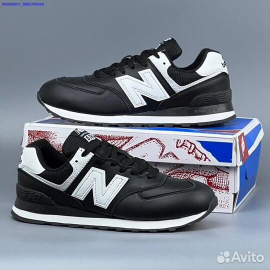 Кроссовки New Balance 574 Black (Арт.79616)