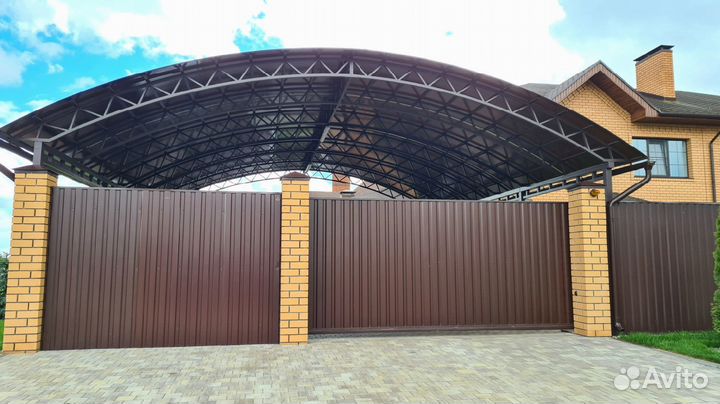 Навес для дачи