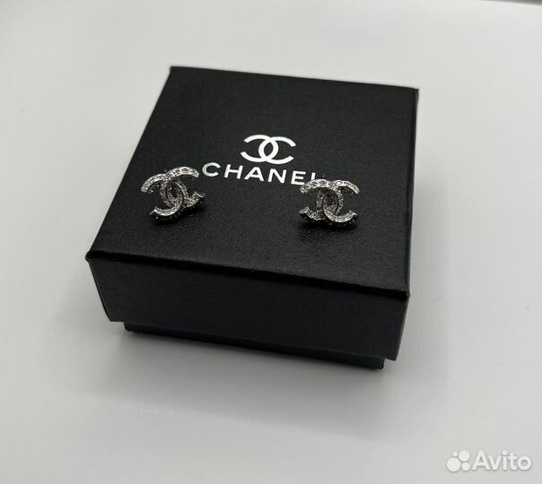 Серьги chanel маленькие