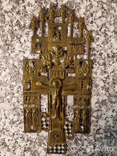 Старообрядческий киотный крест в коллекцию