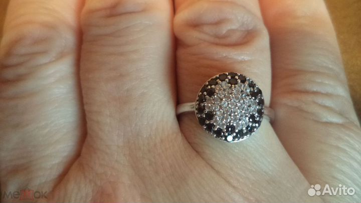 Серебряное кольцо 17.5