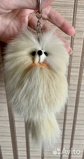 Меховой брелок