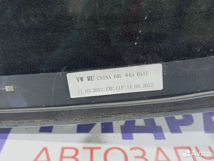 Стекло заднее Volkswagen Polo Sedan (Mk5) 6RU84505