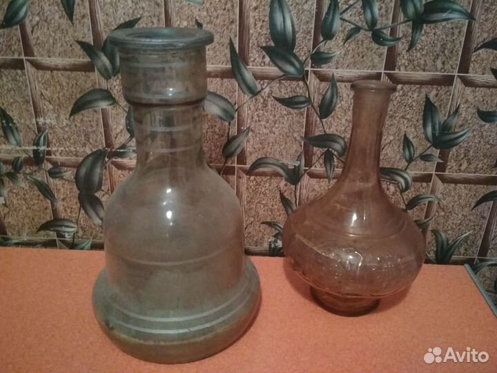 Вазы. Цветное стекло