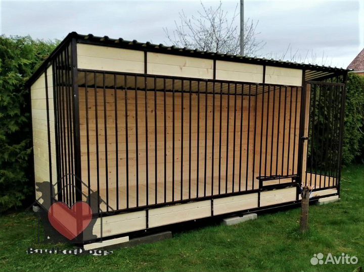 Вольер для собак уличный 4х2