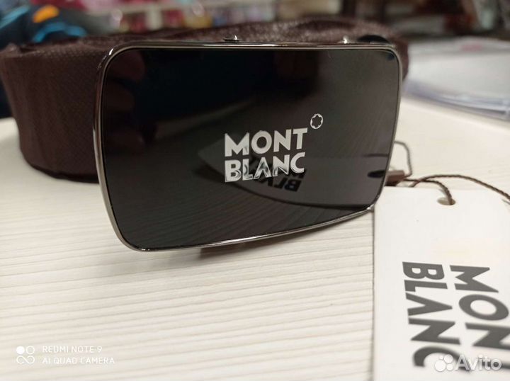 Ремень Mont Blanc натуральная кожа