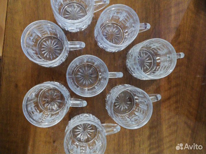 Кружки хрустальные, времен СССР