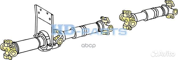 306040 крестовина кардана Scania 306040 HD-parts