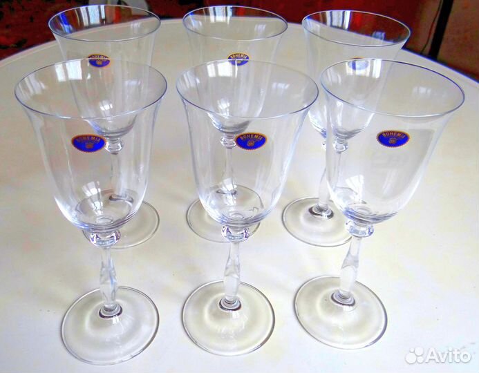 Набор бокалов для вина Bohemia Angela 6 шт 350 мл