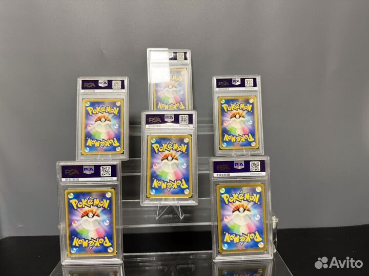 TCG PSA Pokemon карточки оцененные Япония