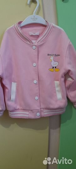 Крутой бомбер на девочку 110-116