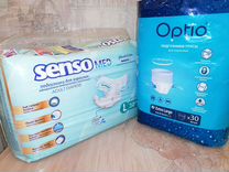 Подгузники для взрослых Senso med L и Optio EX