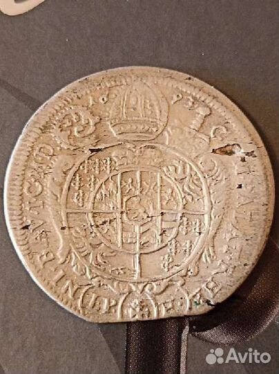 15 крейцеров 1693 епископство Бреслау RRR