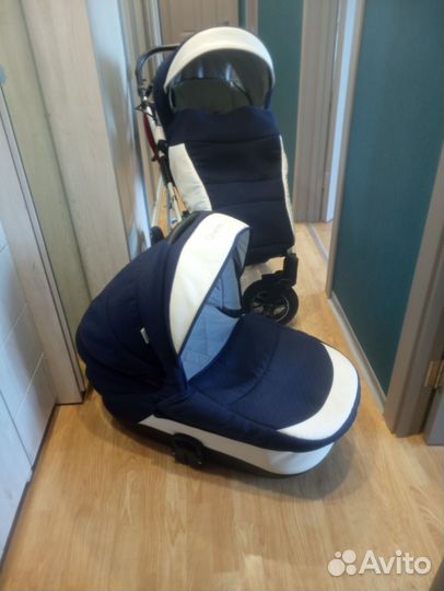 Коляска 2 в 1 indigo Queen