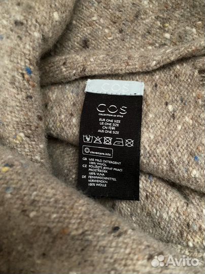 Шапка и шарф Cos для девочки 4-8 дет