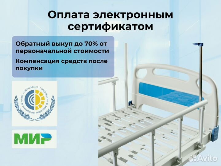 Кровать для лежачих больных