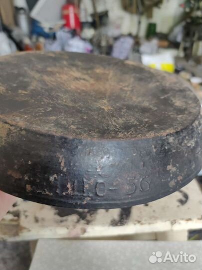 Антикварная чугунная сковорода СССР