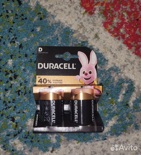 Батарейки Duracell d2