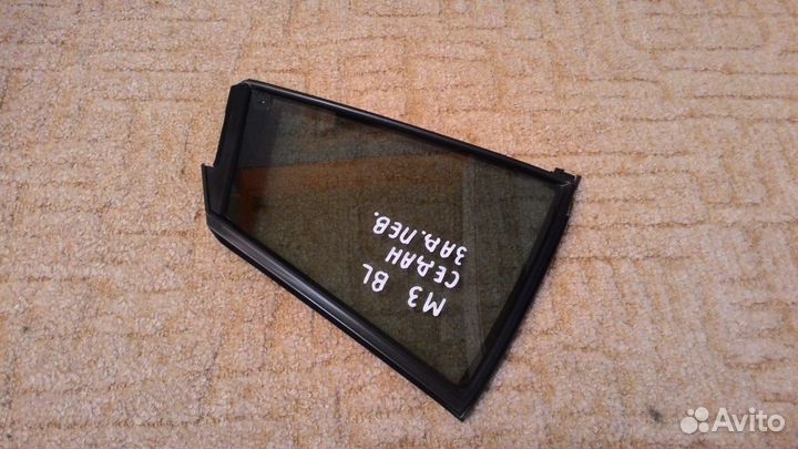 Стекло заднее левое глухое Mazda 3 BL Мазда 3 бл