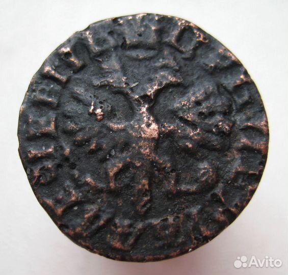 Деньга 1714 г