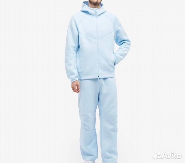 Зип худи Nike tech fleece Nocta blue