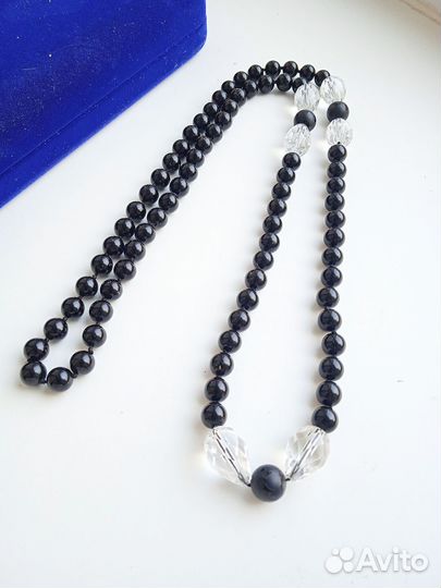 Колье гематит винтаж США