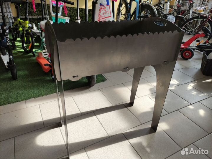 Мангал разборный с рисунком под заказ