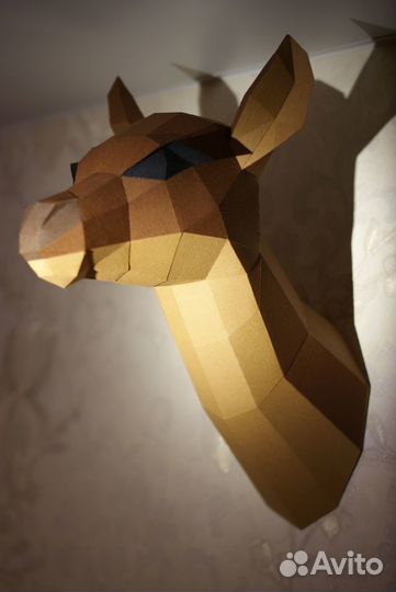 Голова оленёнка в детскую комнату