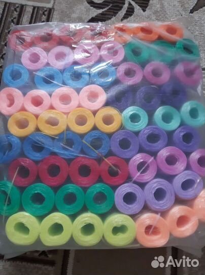 Нитки для вязания мочалок