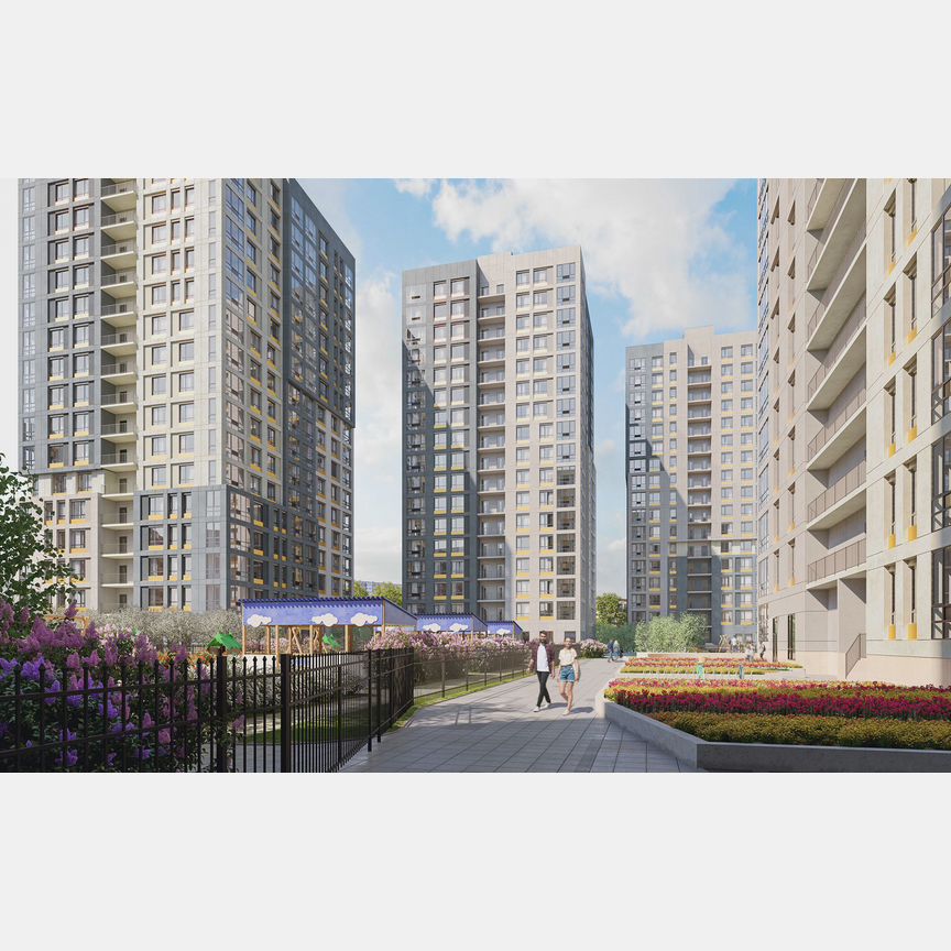 2-к. квартира, 59,1 м², 12/18 эт.