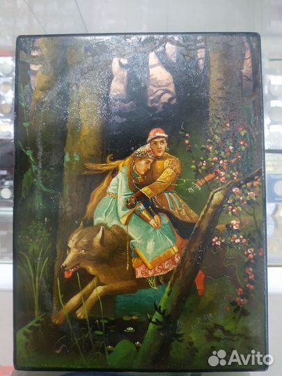 Шкатулка Иван Царевич на сером волке