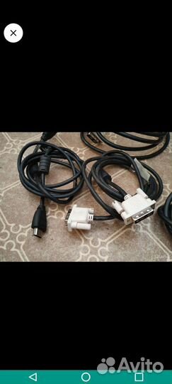 Кабеля, провода, hdmi, VGA и др