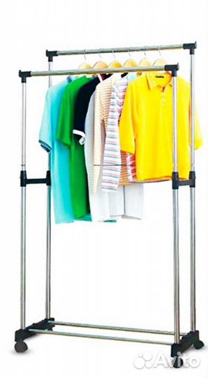 Для одежды напольная вешалка вешало на колесиках н