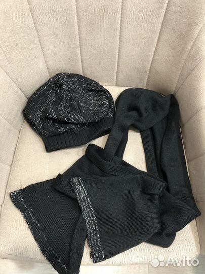 Комплект шапка, шарф