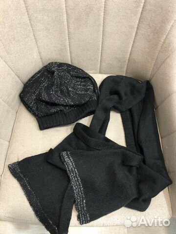 Комплект шапка, шарф