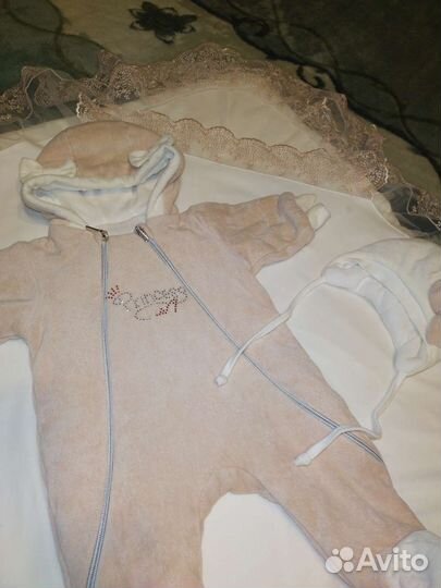 Детский зимний конверт на выписку