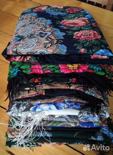 Павловопосадские платки чистая шерсть есть раритет