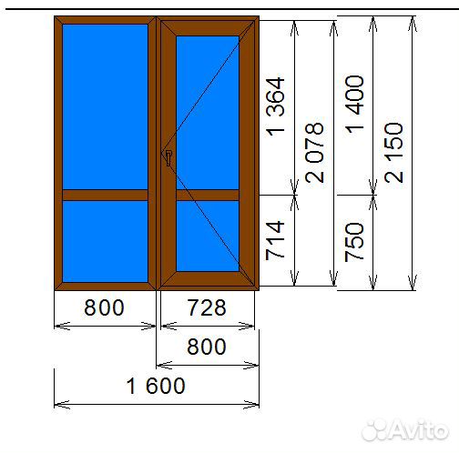Дверь пластиковая